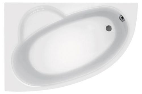 Jika GENEVE Акриловая асимметричная ванна 150 х 100, левая, с монтажным комплектом и сифоном в Темрюке