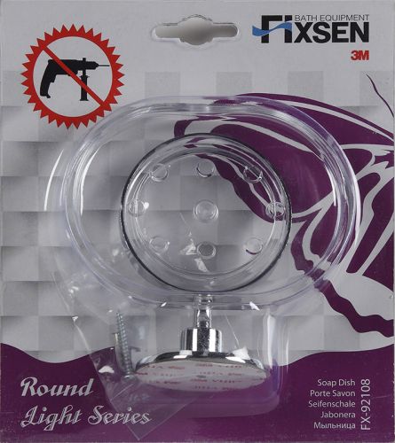 FX-92108 Round Мыльница пластик Fixsen в Темрюке